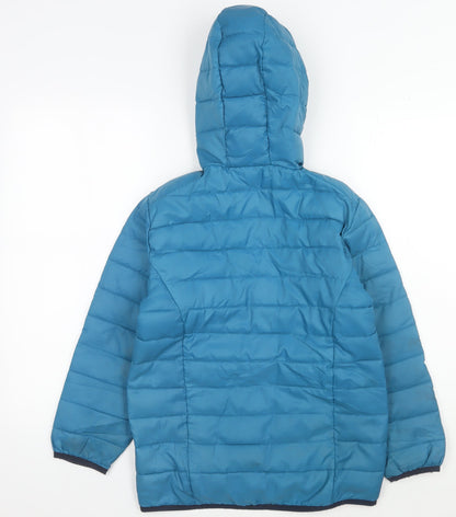 Freedom Trail Girls Blue Puffer Jacket 9-10 Years
