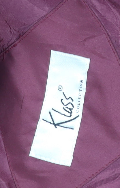 Womens UK Size XL Klass Collection Red Parka Coat