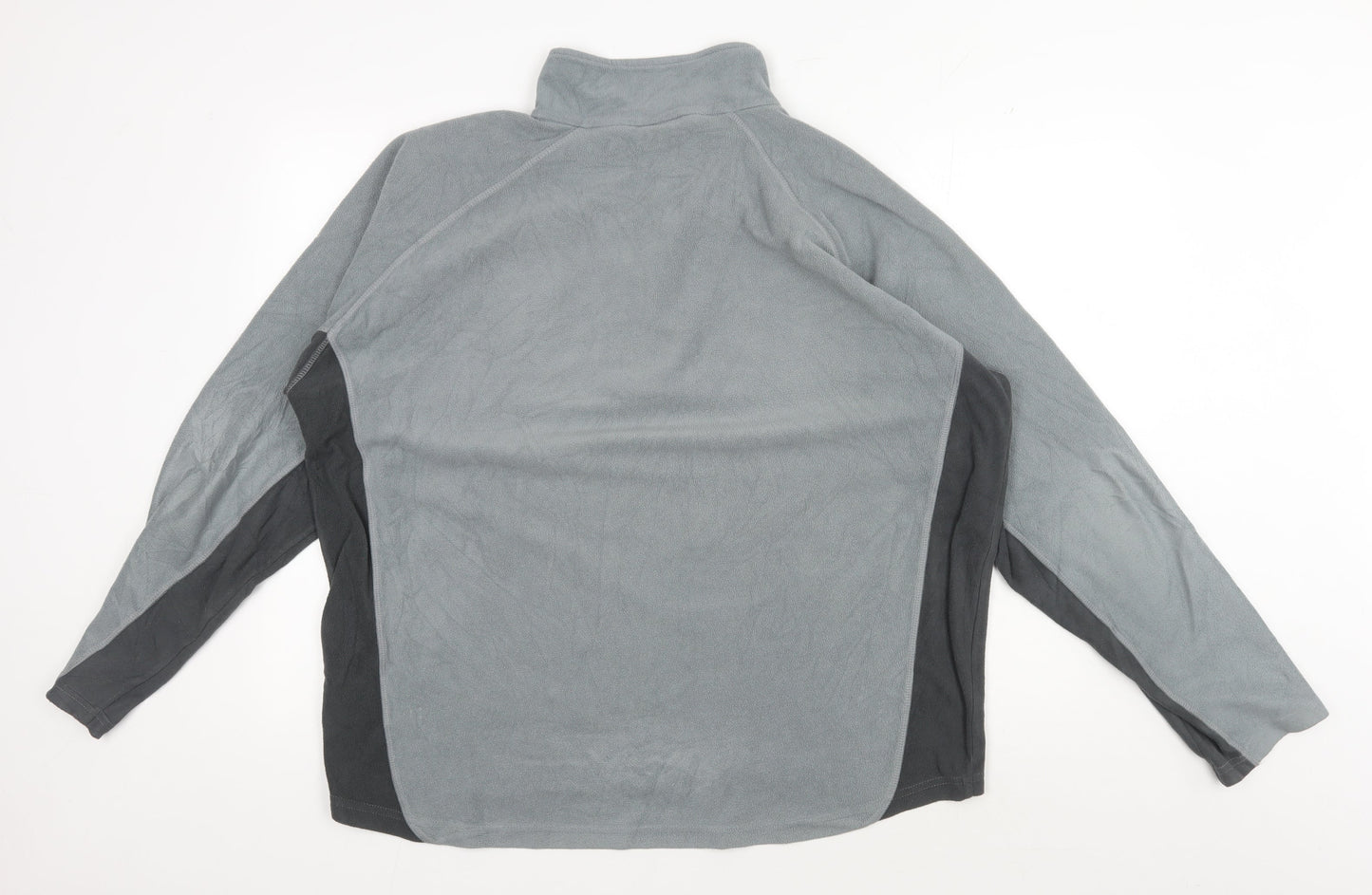 Mens UK Size XL Trespass Grey 1/4 Zip Sweatshirt