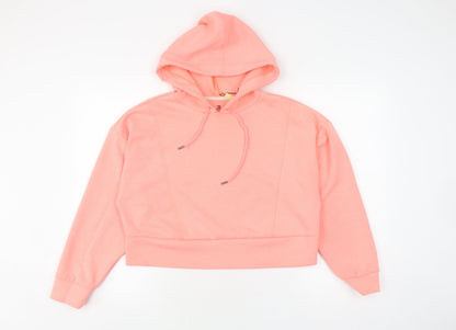 Seven Women Pink Pullover Hoodie Size XL - Sporty Design