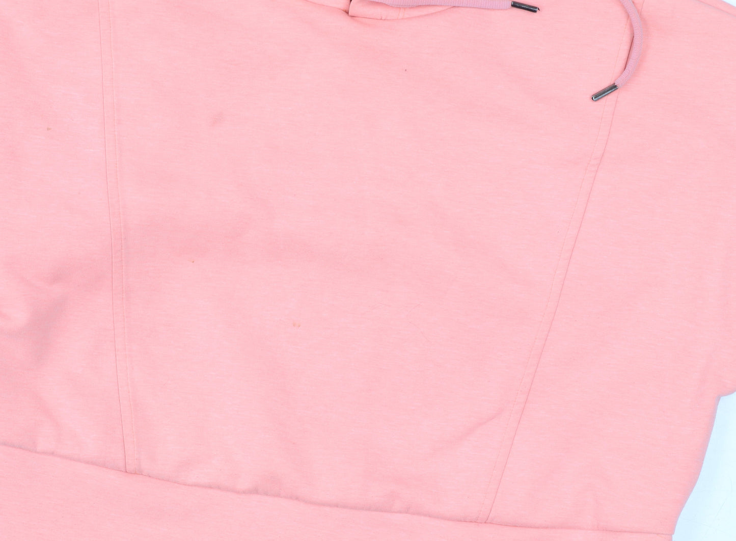 Seven Women Pink Pullover Hoodie Size XL - Sporty Design