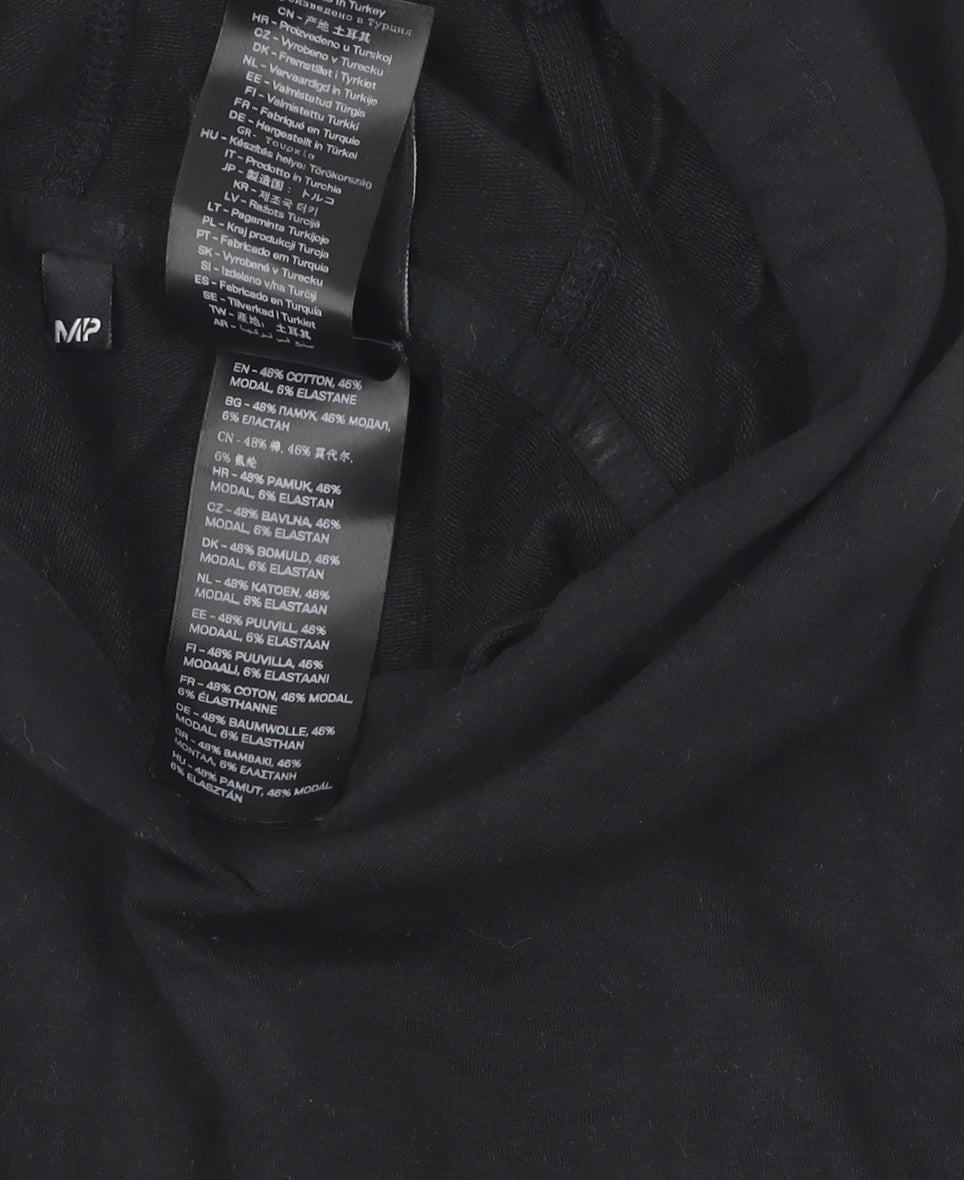 Unisex Adults UK Size M MP Black Pullover Hoodie