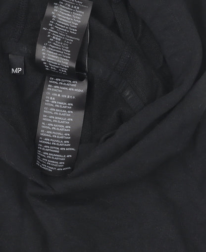 Unisex Adults UK Size M MP Black Pullover Hoodie