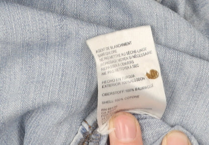 BDG Women's Blue Denim Button-Up Shirt Size S