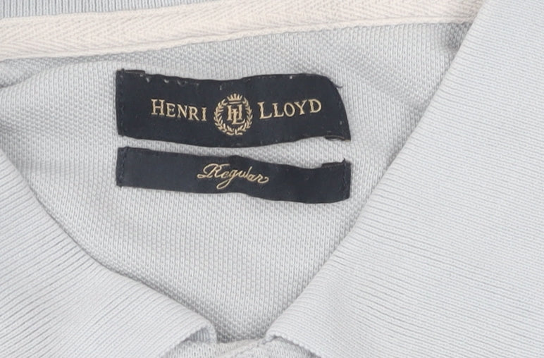 Henri Lloyd Men's Blue Polo Shirt Size M Regular Fit