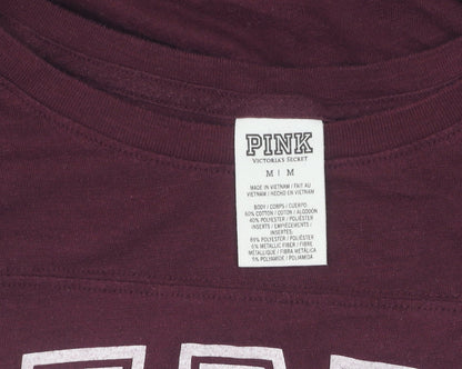 Womens UK Size M Victoria's Secret Multicoloured Basic T-Shirt