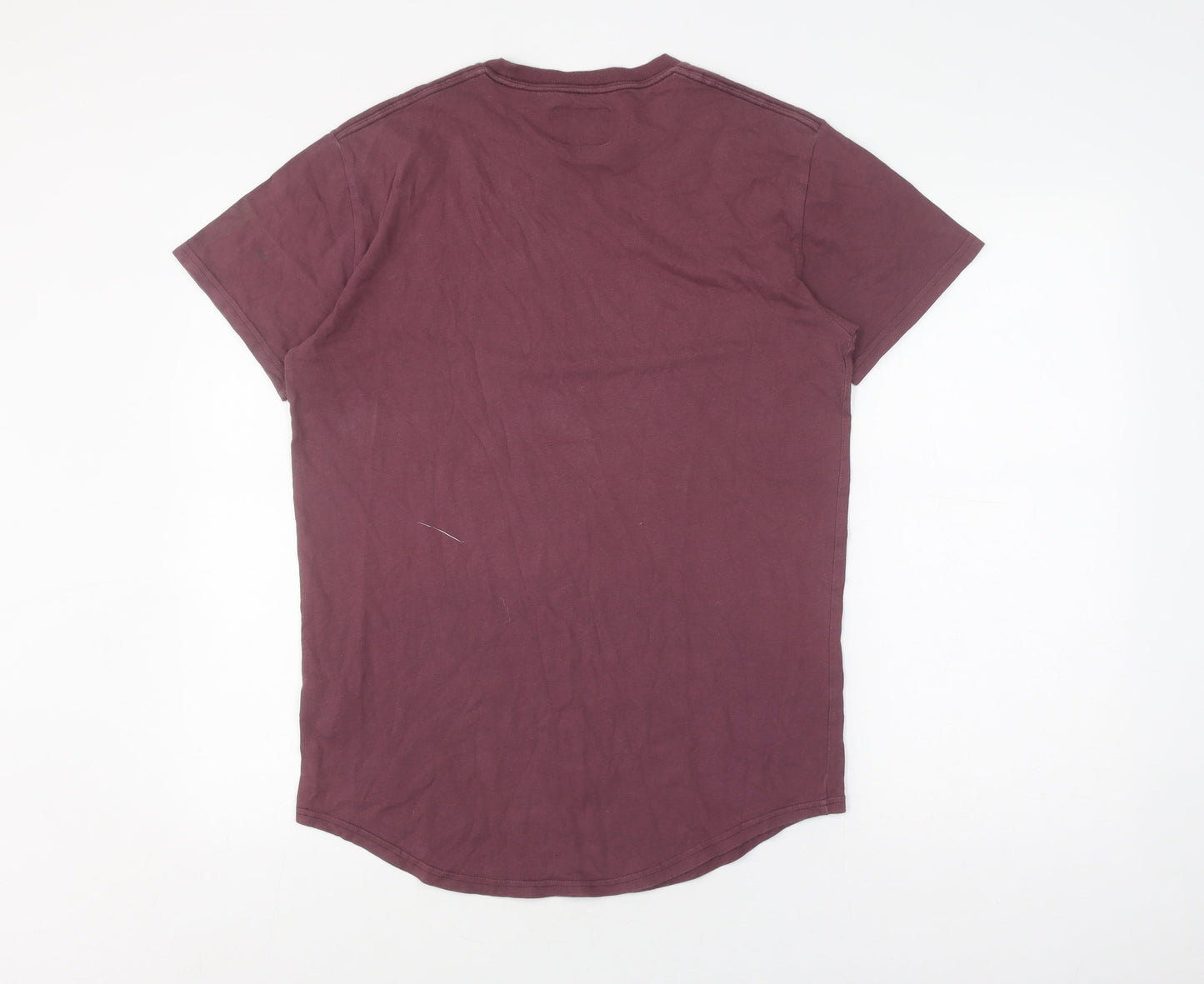 Mens UK Size S Hollister Red  T-Shirt