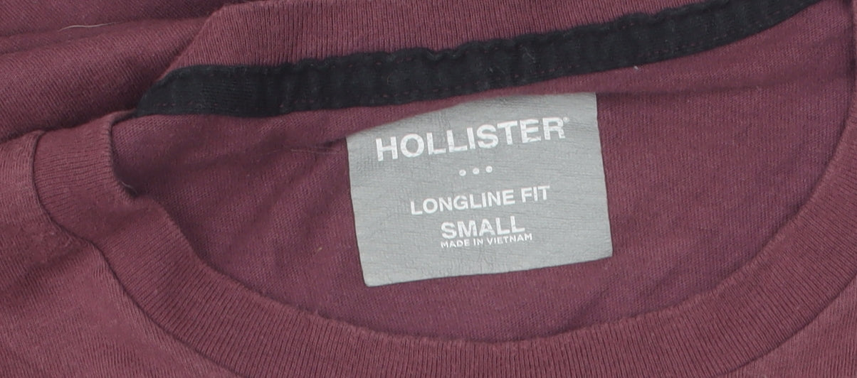 Mens UK Size S Hollister Red  T-Shirt
