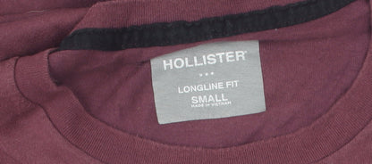 Mens UK Size S Hollister Red  T-Shirt