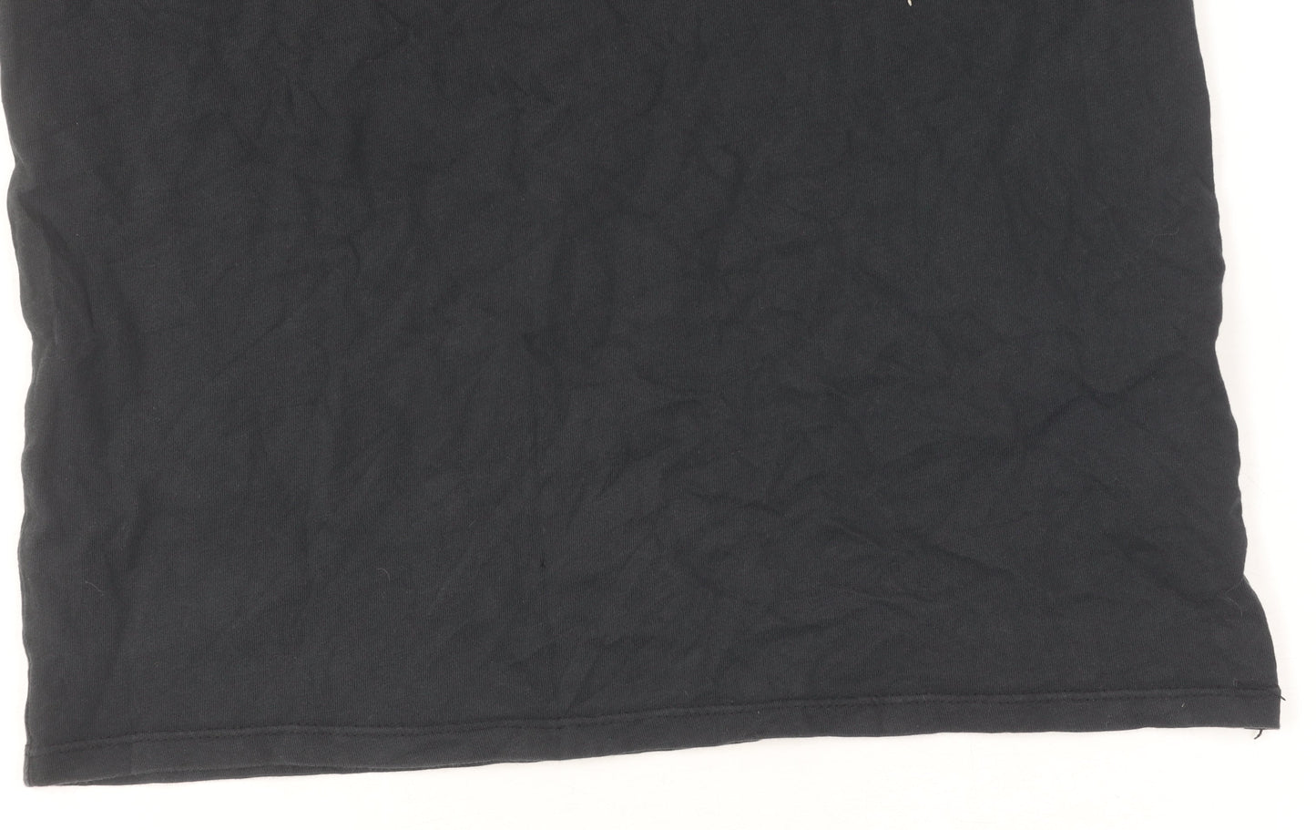 Nike Men's Black Athletic Fit T-Shirt S Solid Logo