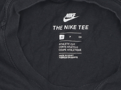 Nike Men's Black Athletic Fit T-Shirt S Solid Logo