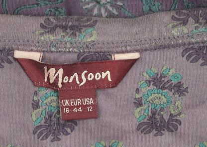 Womens UK Size 16 Monsoon Purple Pullover Jumper