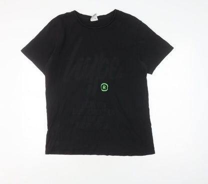 Mens UK Size XL Hype Black  T-Shirt