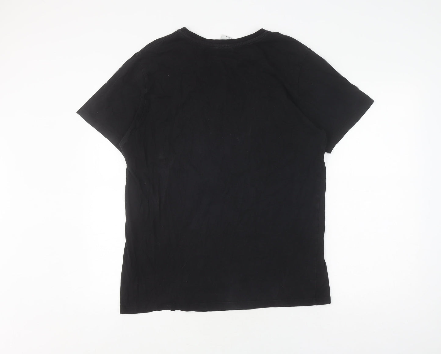 Mens UK Size XL Hype Black  T-Shirt