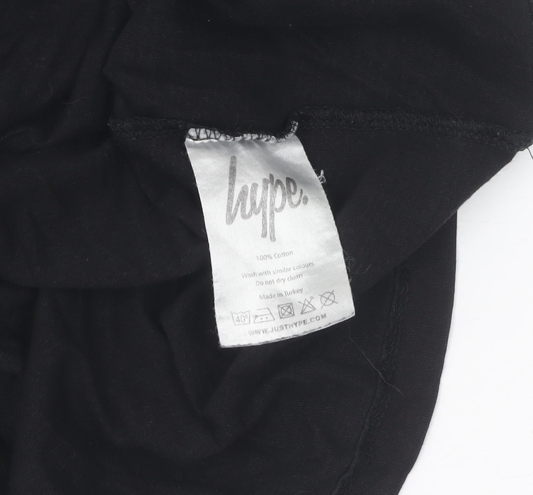 Mens UK Size XL Hype Black  T-Shirt