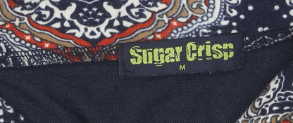Womens UK Size M Sugar Crisp Multicoloured Pullover Jumper