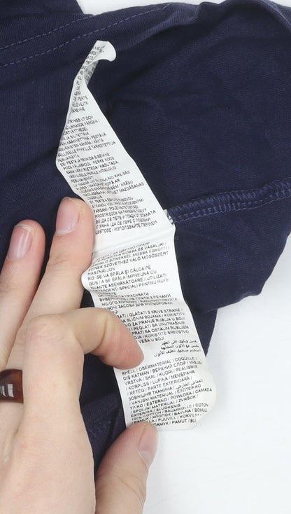 Puma Men's Blue Graphic Print T-Shirt, Size S