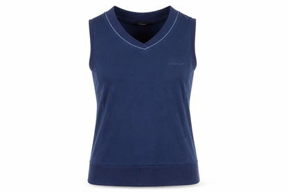 LA Gear Women's Sleeveless Blue Top, Size 12 V-Neck