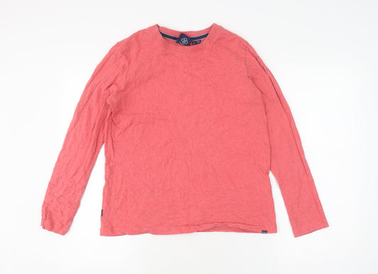 Womens UK Size 4 Superdry Red Basic T-Shirt