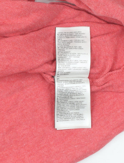 Womens UK Size 4 Superdry Red Basic T-Shirt