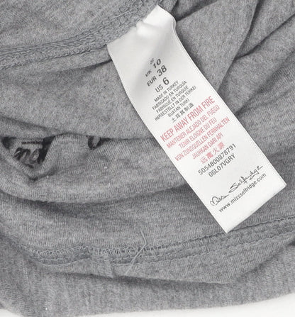 Miss Selfridge Grey Pineapple Leggings, Women, Size 10