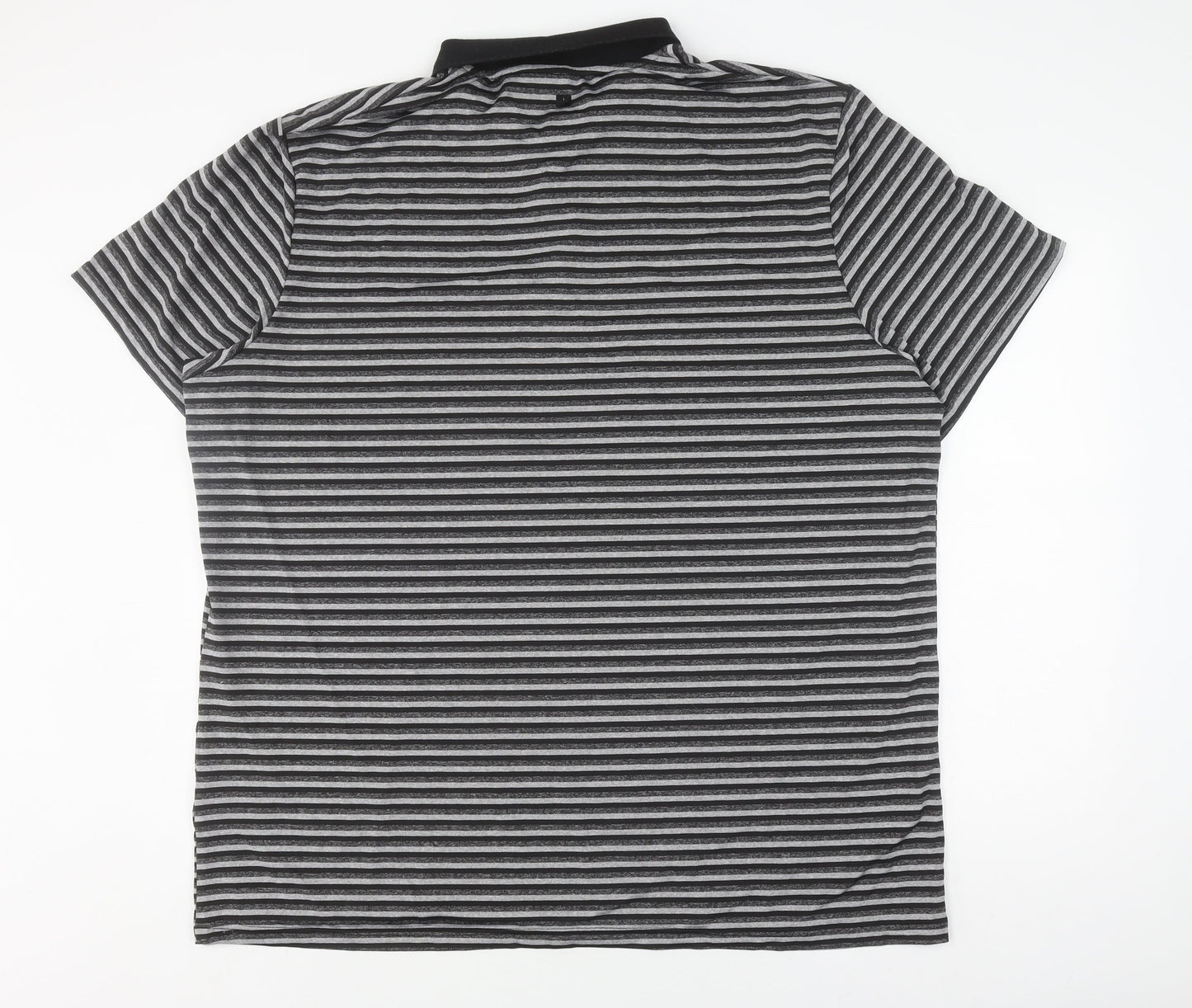 Mountain Warehouse Men's Black XXL Striped Polo