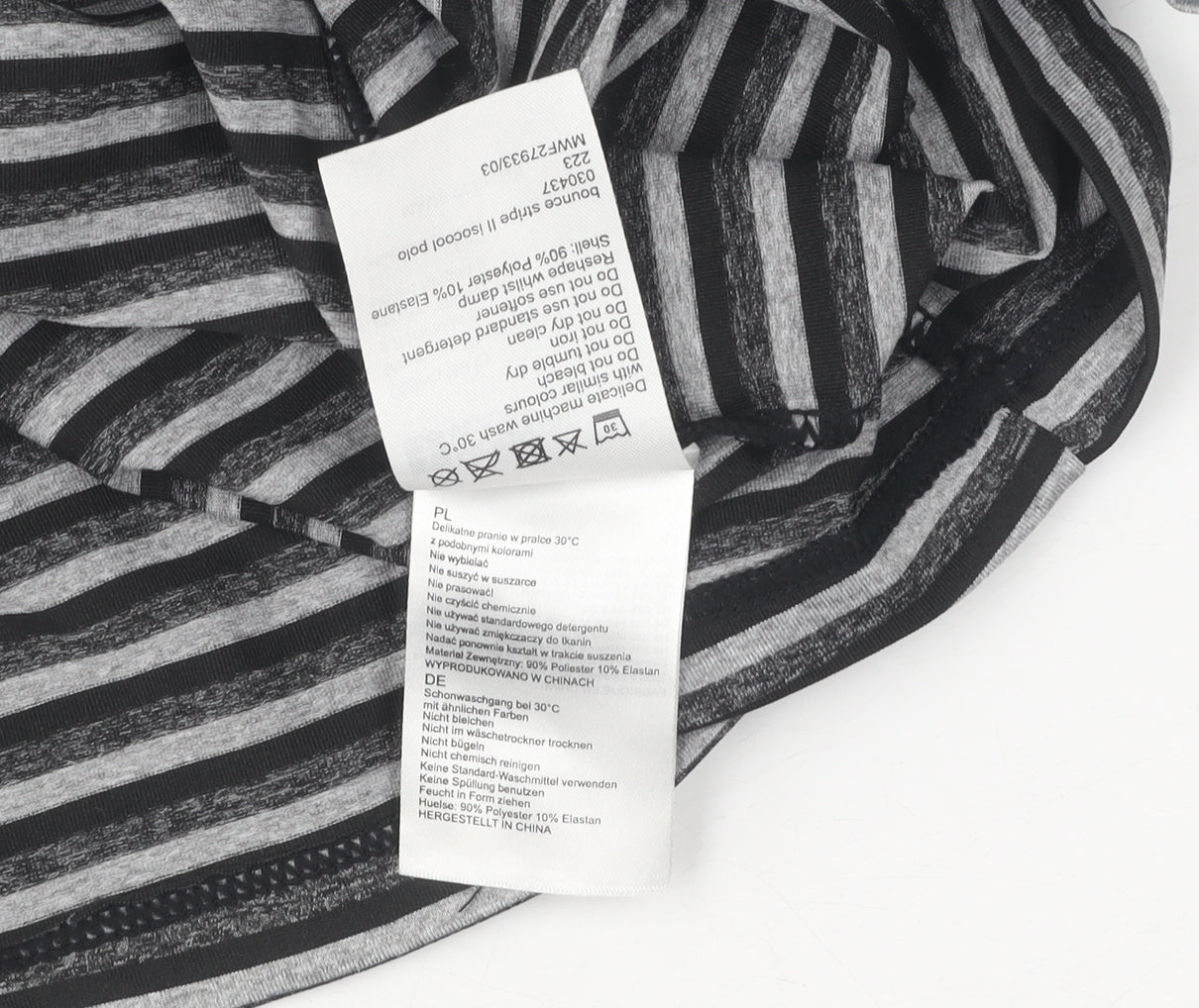 Mountain Warehouse Men's Black XXL Striped Polo