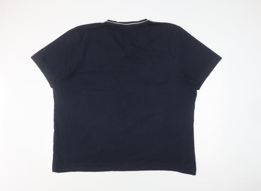 Slazenger Men's Blue 3XL V-Neck T-Shirt