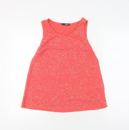 Quiz Women's Red Sequin Tank Top, Size 10