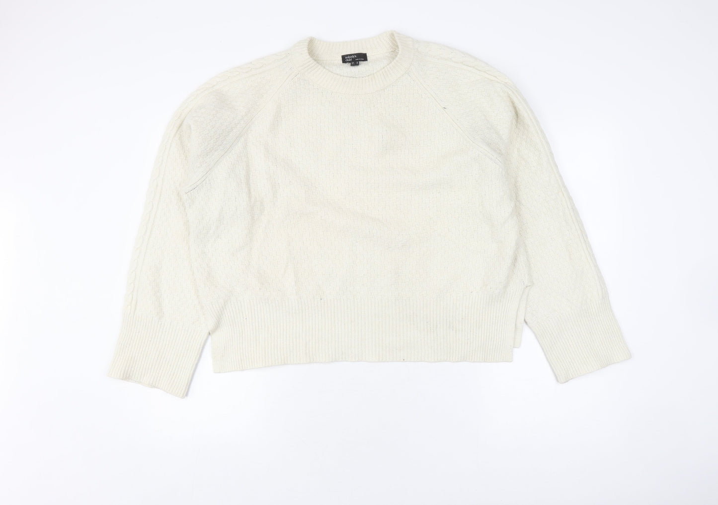 Nobody's Child Women's White Pullover Jumper M