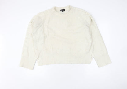 Nobody's Child Women's White Pullover Jumper M