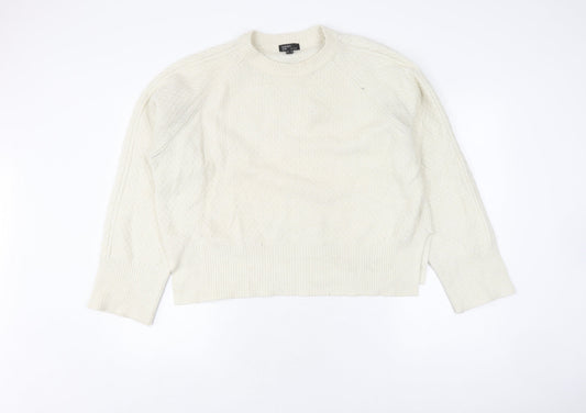 Nobody's Child Women's White Pullover Jumper M