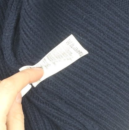 Marks and Spencer Men's Blue Full Zip Jumper S