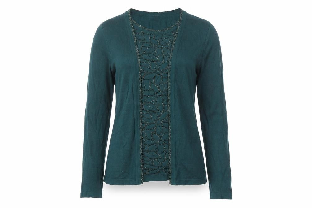 Womens UK Size S Honor Millburn Green Cardigan Jumper