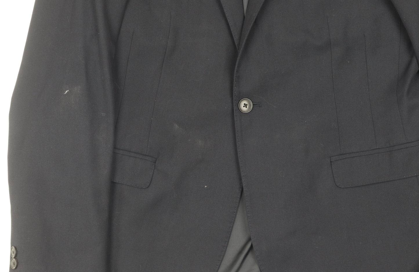 Mens UK Size 40 Moss Regular Black Suit Jacket