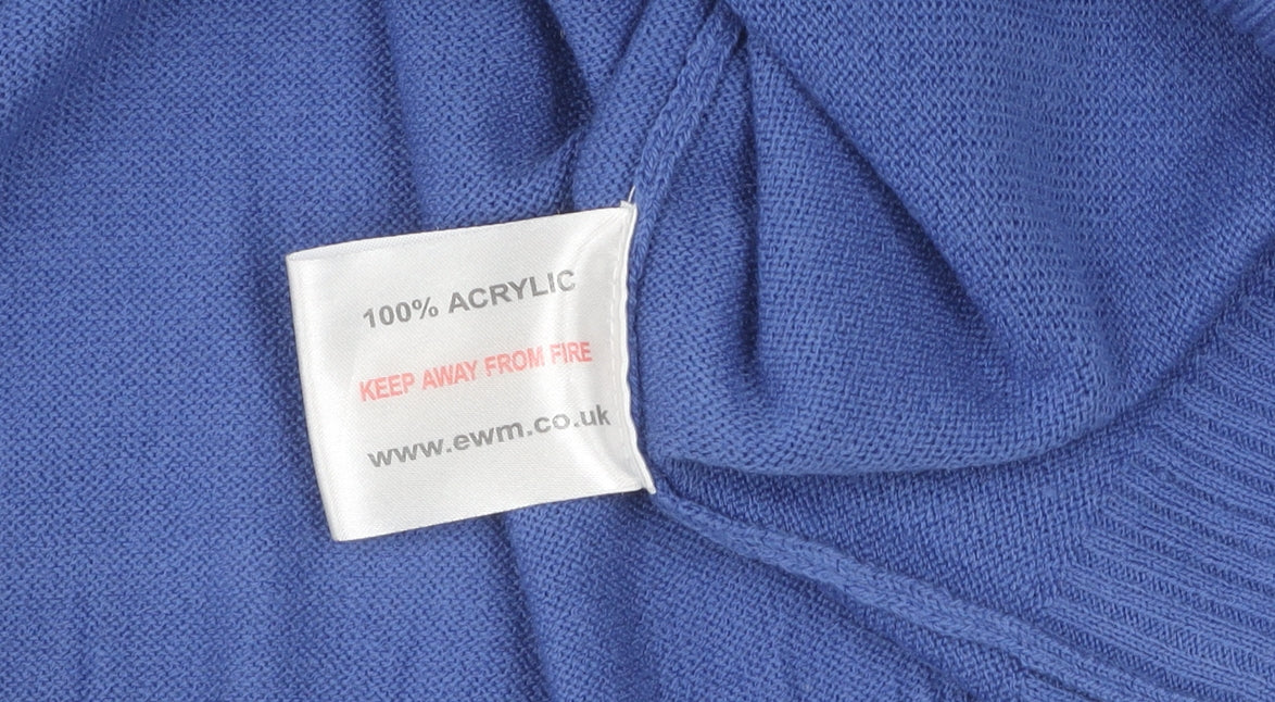 Honor Millburn Women's Blue High Neck Jumper Size 22