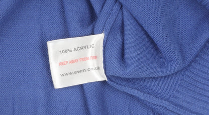 Honor Millburn Women's Blue High Neck Jumper Size 22