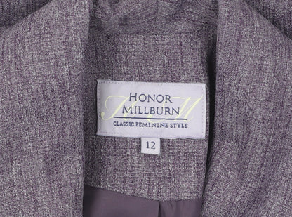 Honor Millburn Women's Purple Blazer Size 12
