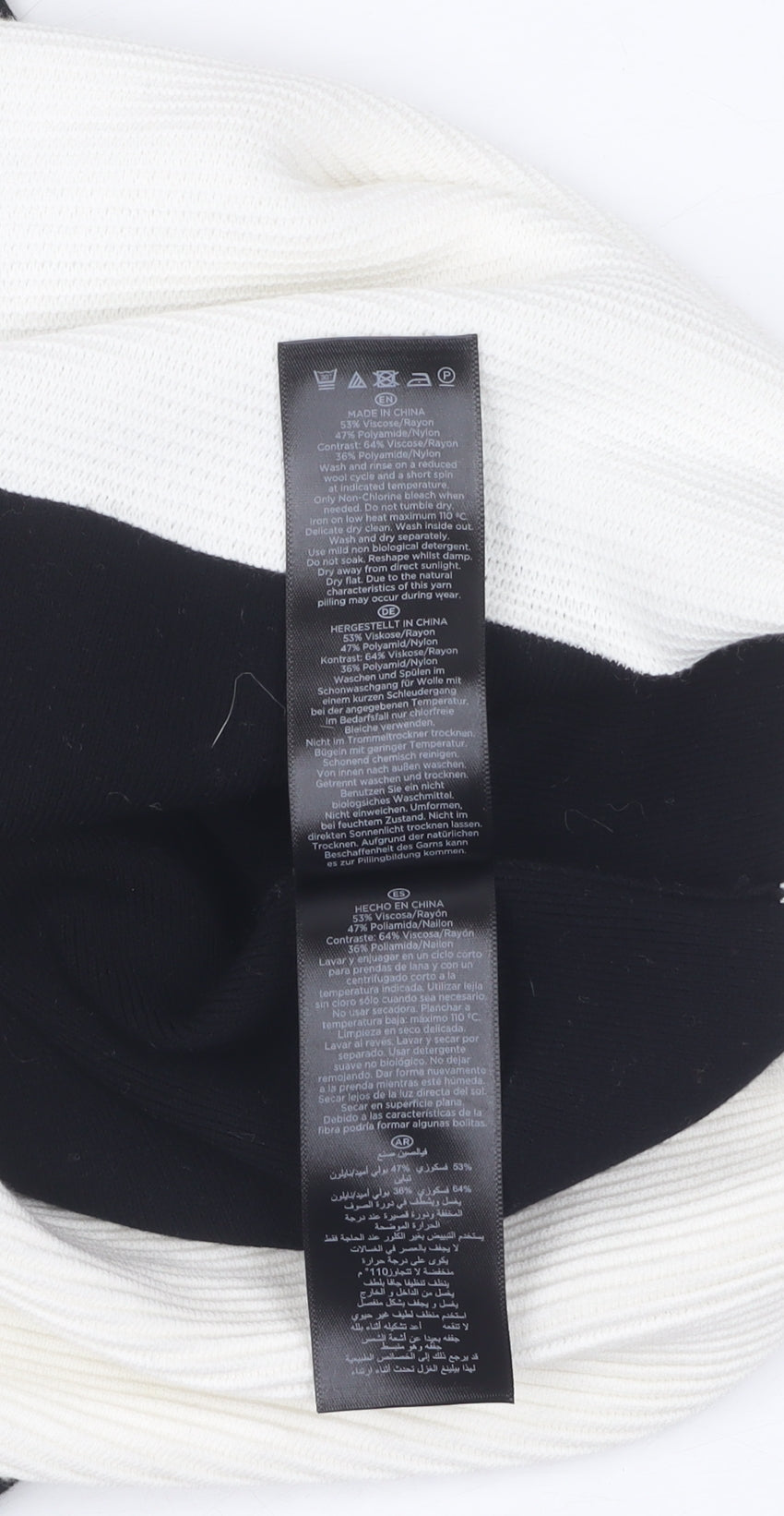 Hobbs Women's Black/White Sheath Dress Size 8