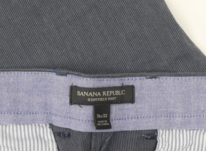 Mens UK Size 36 Banana Republic  Chino Blue Trousers