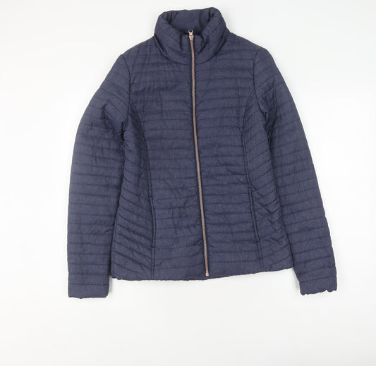 Mountain Warehouse Women's Blue Puffer Jacket Size 8