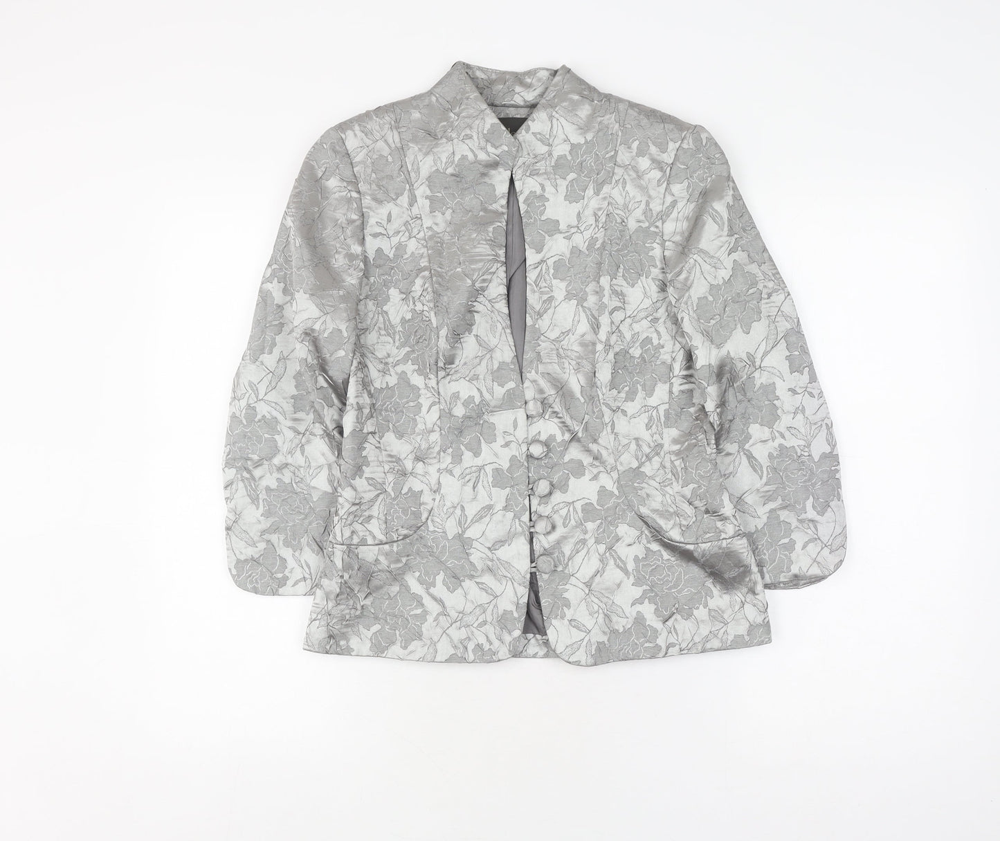 Womens UK Size 8 Alexon Regular Grey Suit Jacket