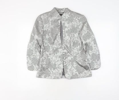 Womens UK Size 8 Alexon Regular Grey Suit Jacket