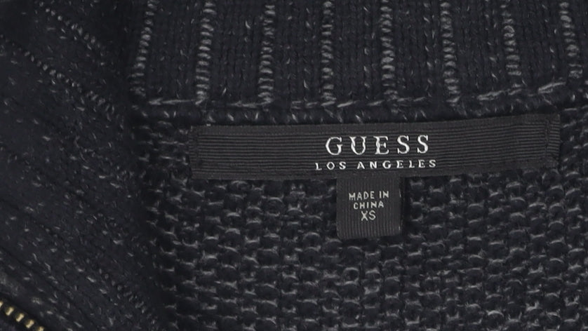 Guess Men's XS Black Full Zip Jumper