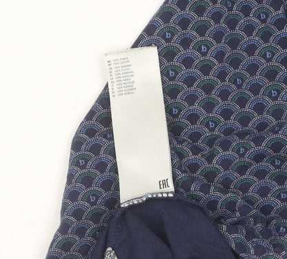 Ted Baker Boys Blue Geometric Polo Shirt, Size 2-3 Years