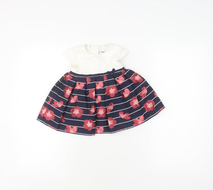 Jasper Conran Girls Multicoloured Floral A-Line Dress 3-6 Months