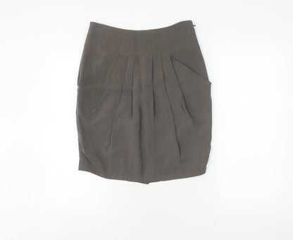 Womens UK Size 8 Reiss Pleated  Skirt