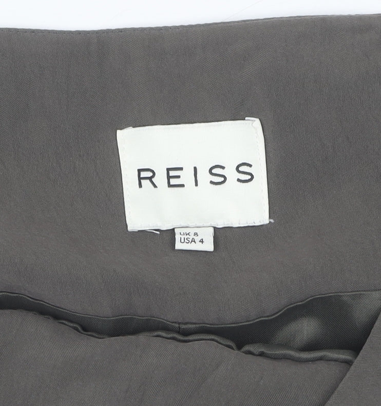Womens UK Size 8 Reiss Pleated  Skirt