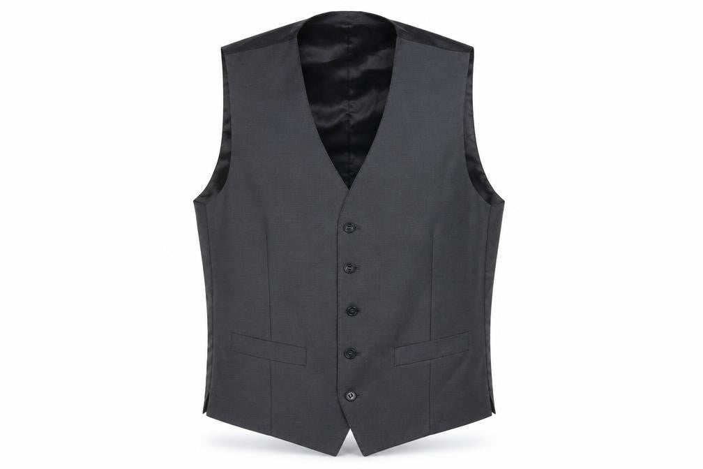 Mens UK Size 38 Ben Sherman Regular Grey Suit Waistcoat