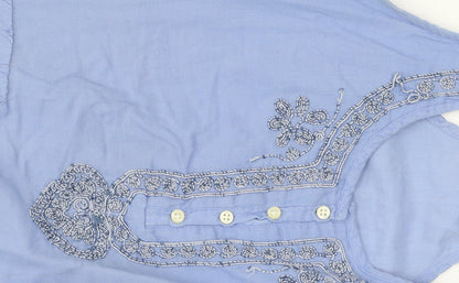 Banana Republic Women's Blue Cotton Camisole XS